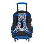 Mochila Filgo Con Carro 18 3D Futbol Azul